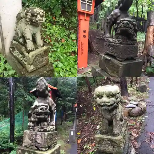 明治宮鹽谷神社の狛犬