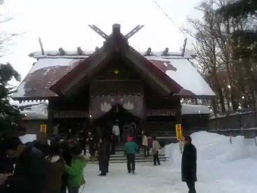 留萌神社の本殿