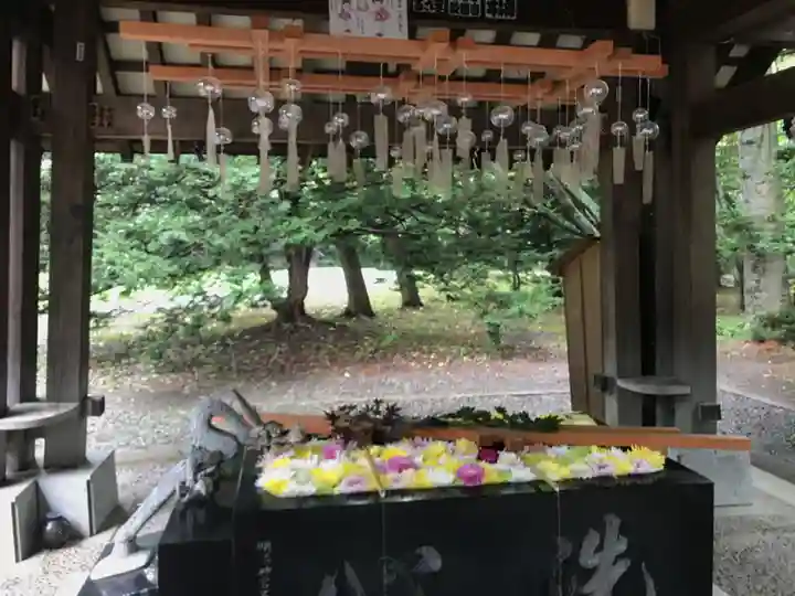 帯廣神社の手水舎