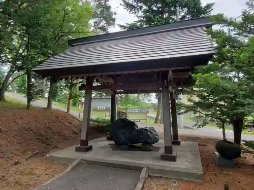 東神楽神社の手水舎