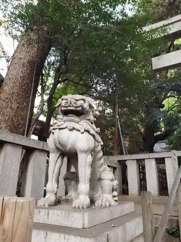 渋谷氷川神社の狛犬