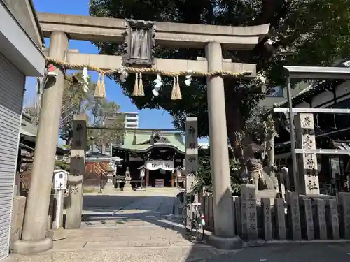 比賣許曾神社の鳥居