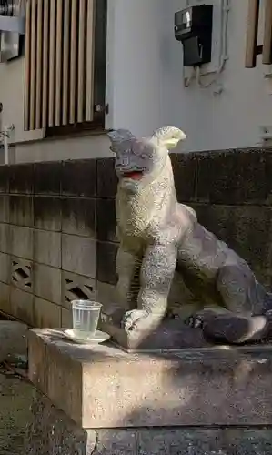 方南・大山神社の狛犬