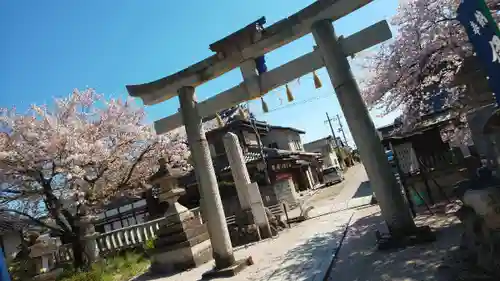 伊豆神社の鳥居