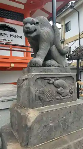 善國寺の狛犬