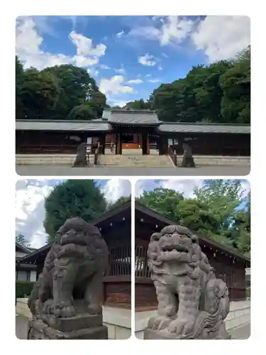 井草八幡宮の狛犬