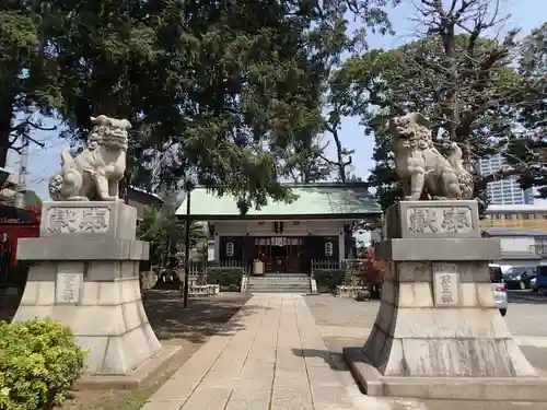 下神明天祖神社の狛犬