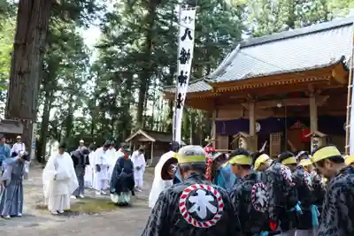 米川八幡神社のお祭り