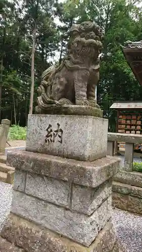 間々田八幡宮の狛犬