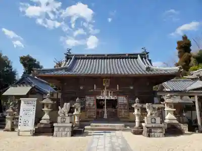 殖栗神社の本殿・本堂