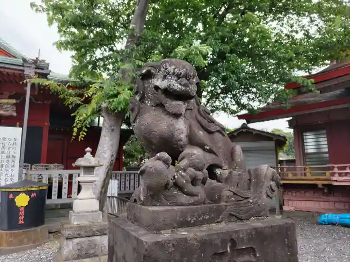 (芝生)浅間神社の狛犬