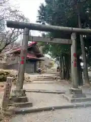 大山阿夫利神社本社の鳥居