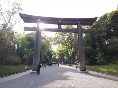明治神宮の鳥居