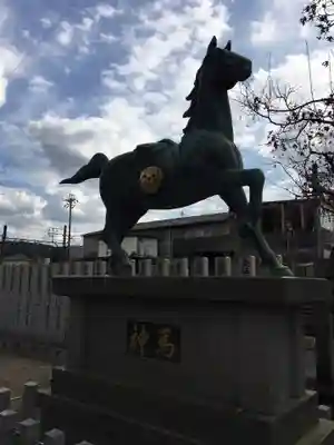村國真墨田神社の狛犬