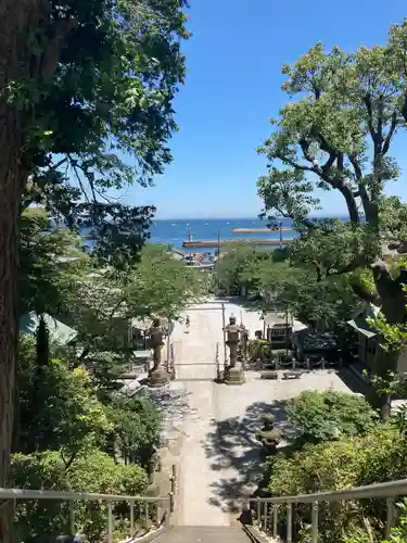 走水神社の景色