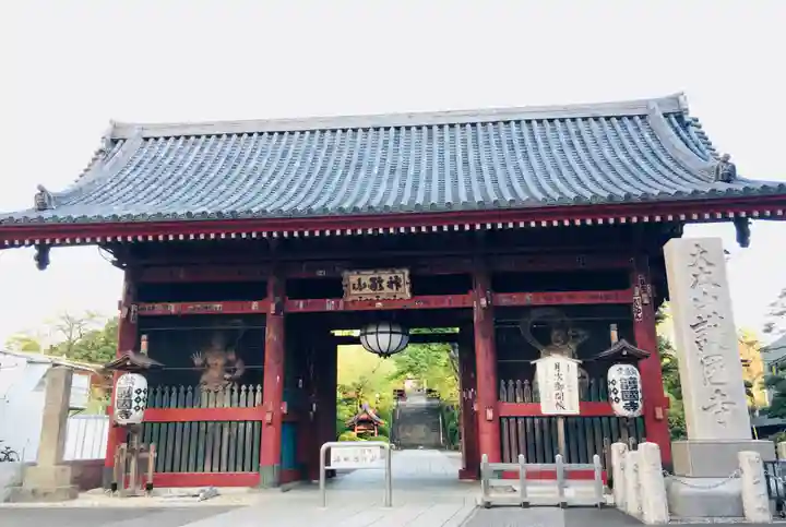 護国寺の山門・神門