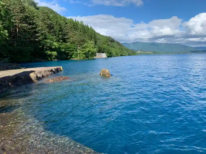 御座石神社の景色