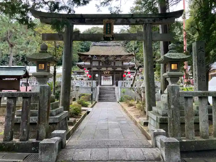 大野神社の鳥居