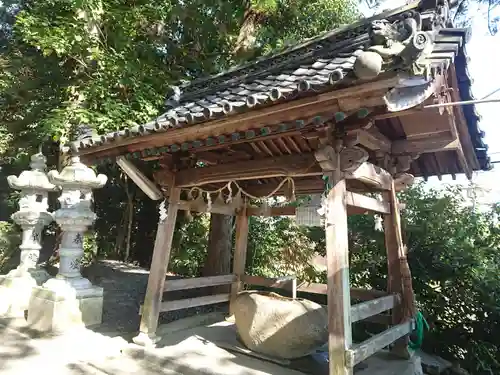 川嶋神社の手水舎