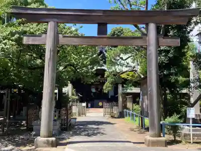 荏原神社の鳥居