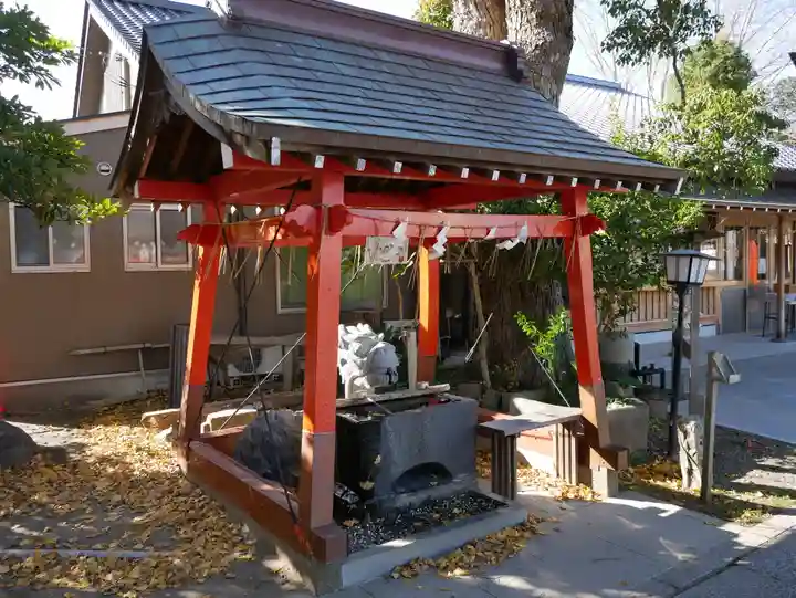 龍ケ崎八坂神社の手水舎