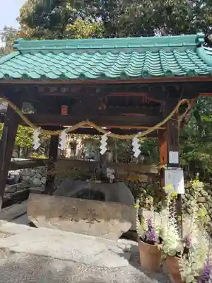 龍田大社の手水舎