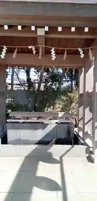 検見川神社の手水舎