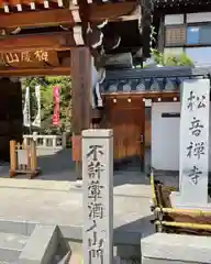 松音寺の山門