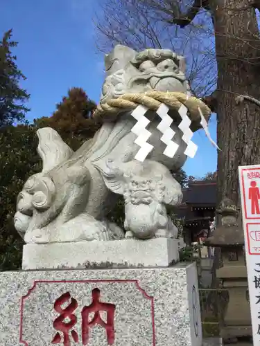 亀ケ池八幡宮の狛犬