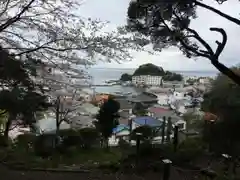 走水神社の景色