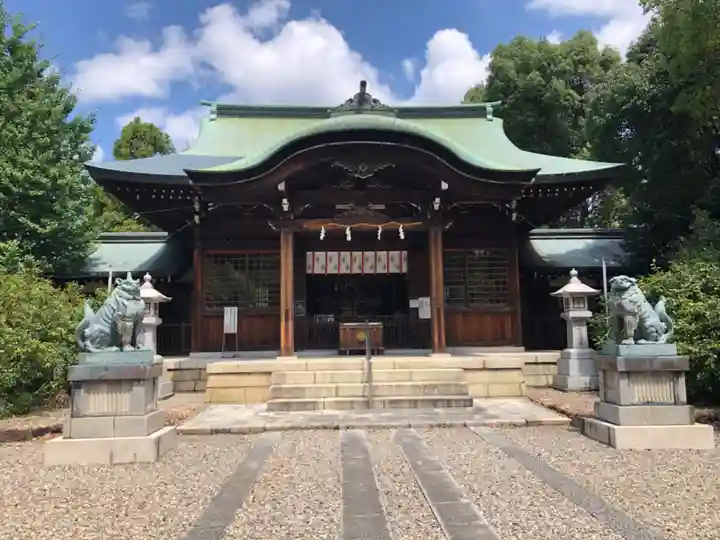 溝旗神社(肇國神社)の本殿・本堂