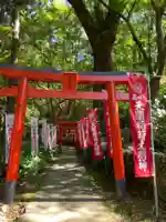 天開稲荷社の鳥居