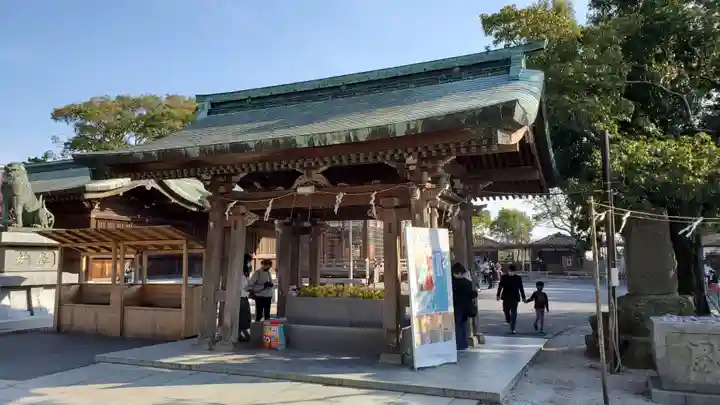 宮地嶽神社の手水舎