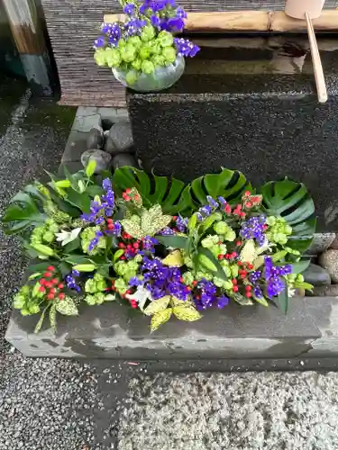 上尾御嶽神社の手水