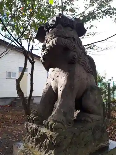 西当別神社の狛犬