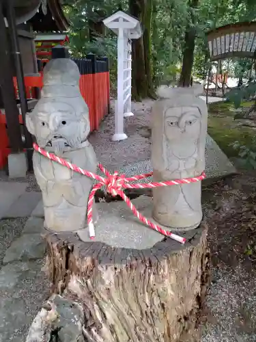 賀茂御祖神社（下鴨神社）の像