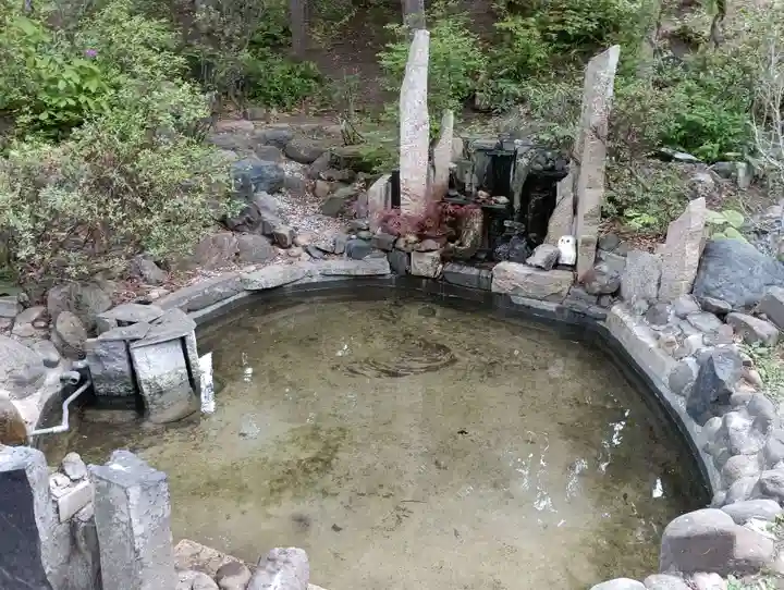 上川神社の庭園