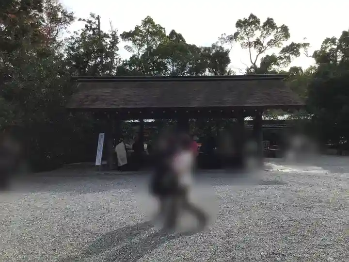 伊勢神宮外宮(豊受大神宮)の手水舎