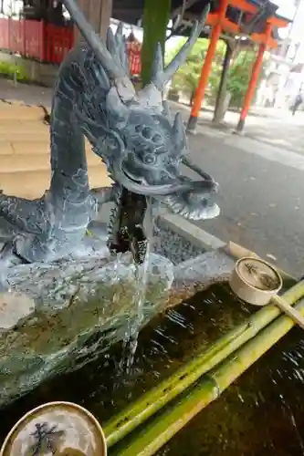 縣神社の手水舎