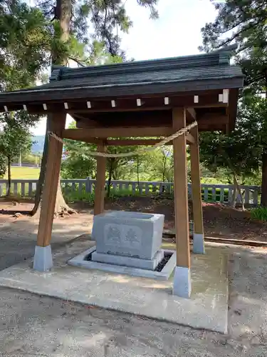 山郷神社の手水