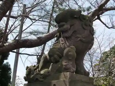 検見川神社の狛犬