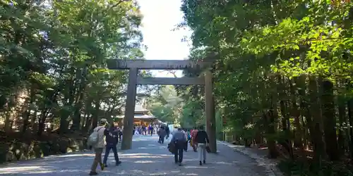 伊勢神宮内宮（皇大神宮）の鳥居