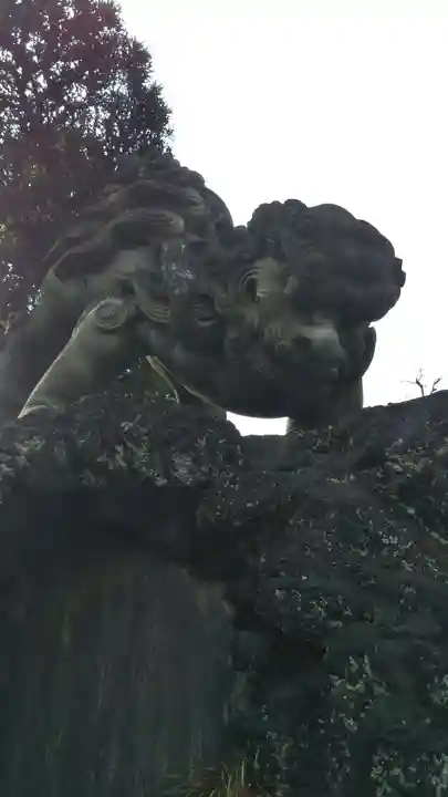 千葉神社の狛犬