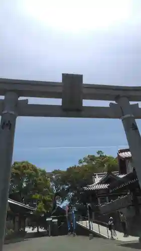 八幡竃門神社の鳥居