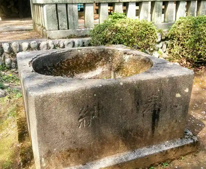 堀口天満天神社の手水舎