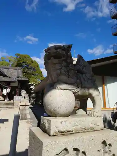 廣瀬神社の狛犬