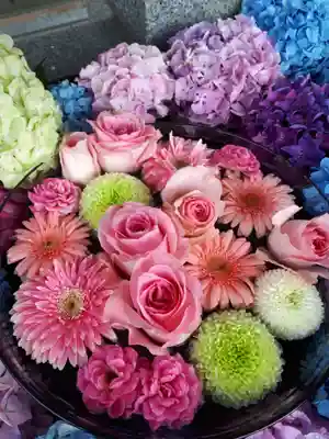 新川皇大神社の手水舎