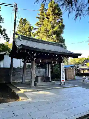 諏訪神社の手水舎
