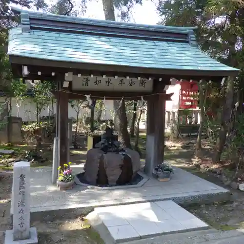 淺野神社の手水舎