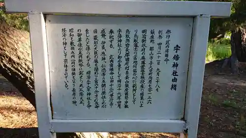 宇倍神社の歴史